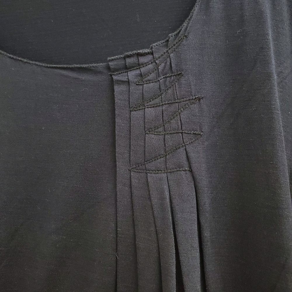 Leon Max Asymmetrical Flutter Sleeve Top T205 - image 3